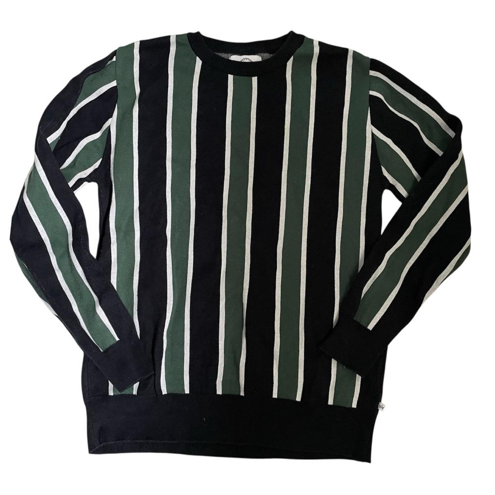 Kronstadt Striped Crew Neck Sweater Size medium